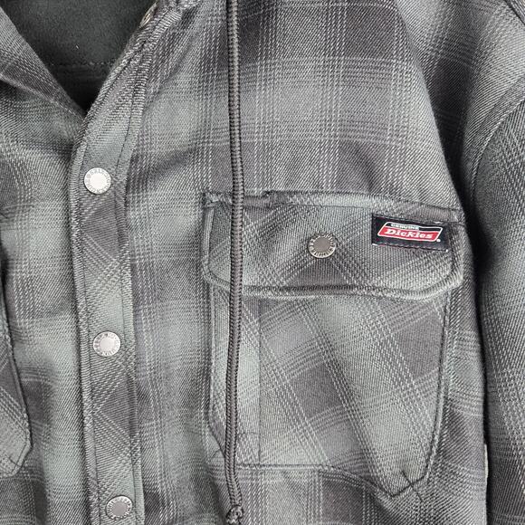 Dickies Plaid Hooded Jacket XL - Picture 4 of 10